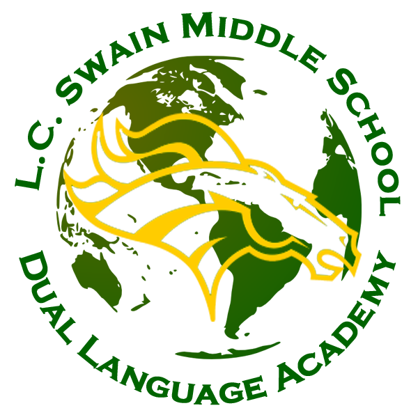 LC Swain MS Dual Language Academy logo
